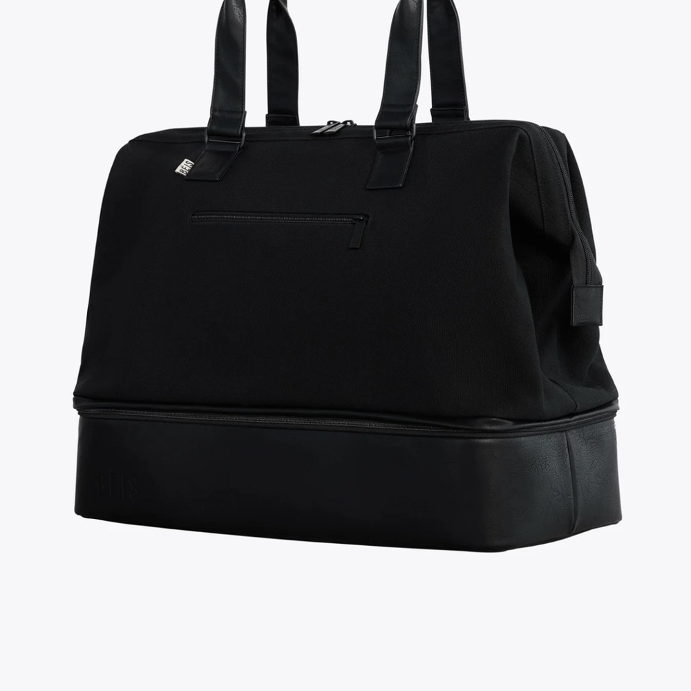 BEIS Black Travel Bag The Weekender